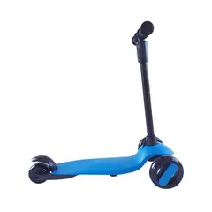 GENERICO - Scooter Plegable Luz Led Buppi Toys Roll Azul