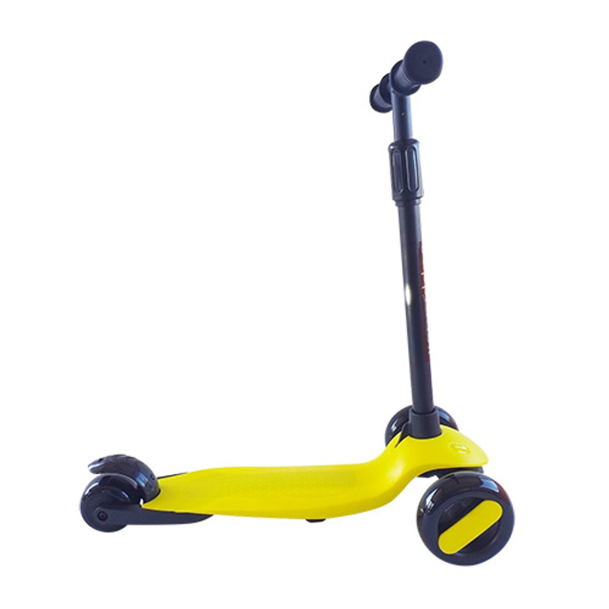 GENERICO - Scooter Plegable Luz Led Buppi Toys Roll Amarillo
