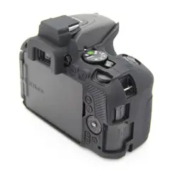GENERICO - FUNDA SILICONA PARA NIKON D5500 D5600 COLOR NEGRO