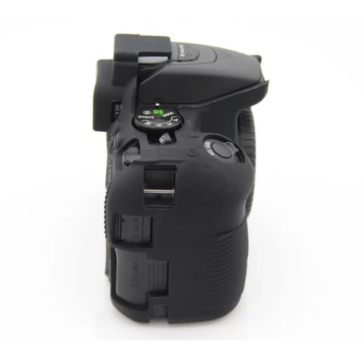 GENERICO - FUNDA SILICONA PARA NIKON D5500 D5600 COLOR NEGRO