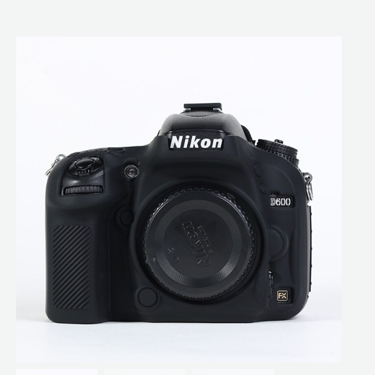 GENERICO - FUNDA SILICONA PARA NIKON D600 D610 COLOR NEGRO