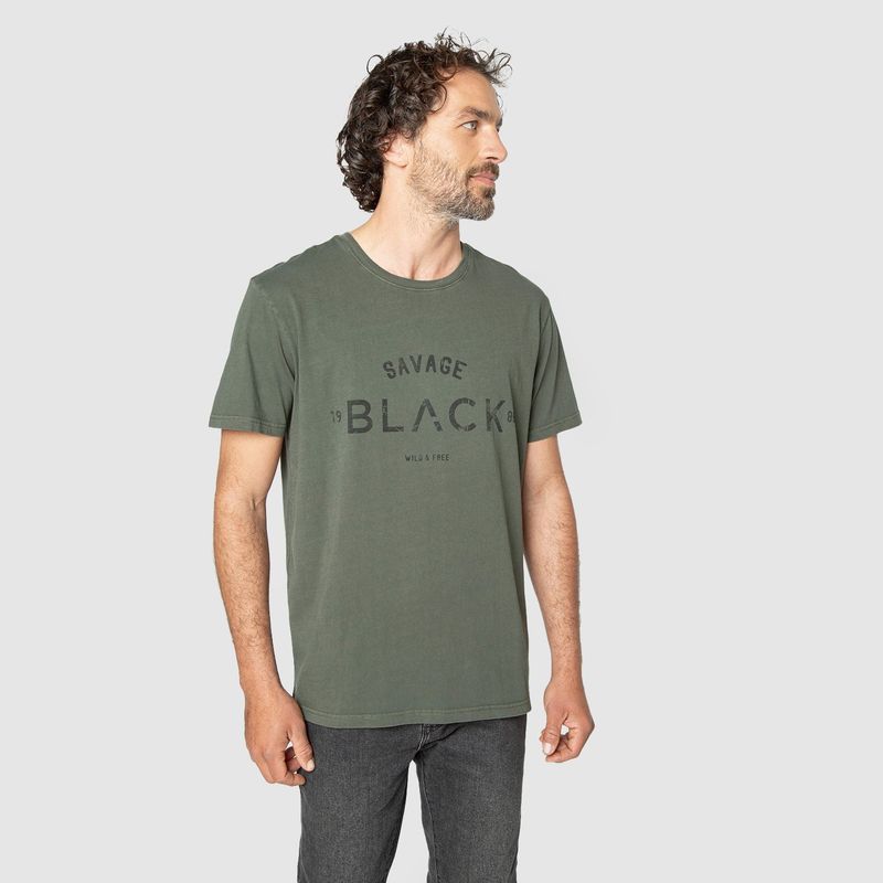 BUBBA - Tee Iconic Dark Green Black Bubba