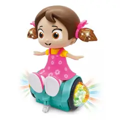 GENERICO - Muñeca princesa musical bailarina luces led scooter