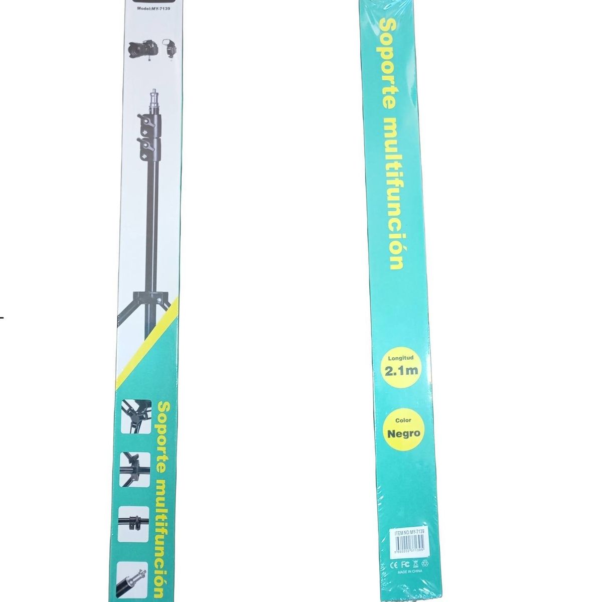 GENERICO - Soporte multifuncion tripode 2.1 m longitud