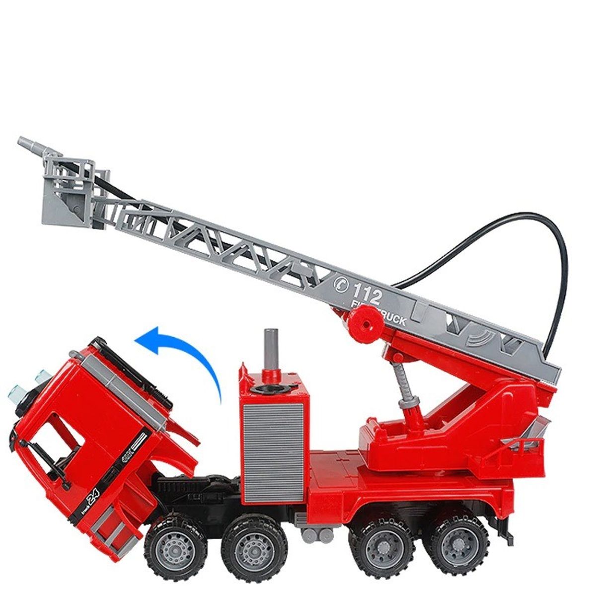 GENERICO - CAMION DE BOMBERO LANZA AGUA PRODUCTO NUEVO CAJA DAÑADA