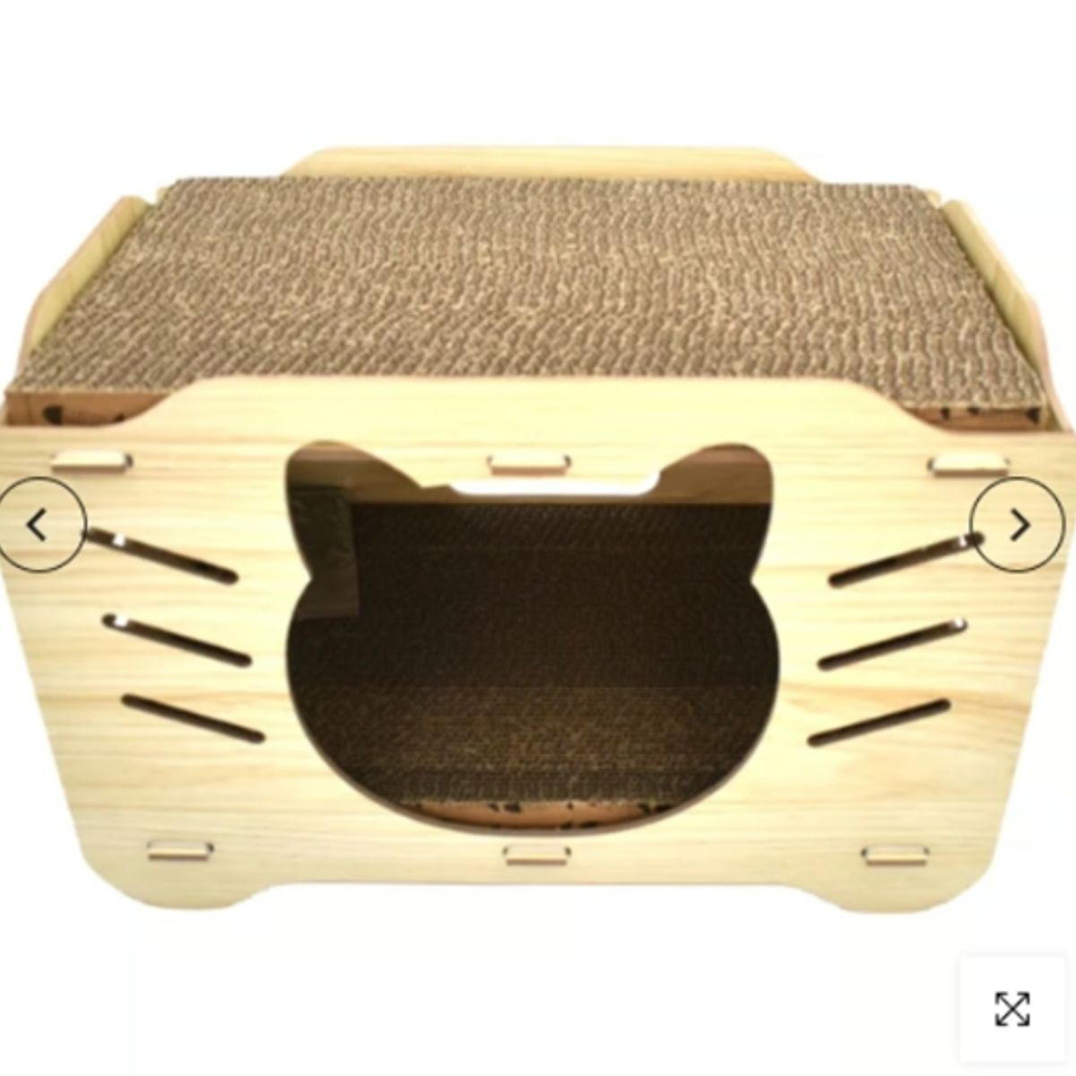 GENERICO - Casa Para Gatos Rascador De Madera