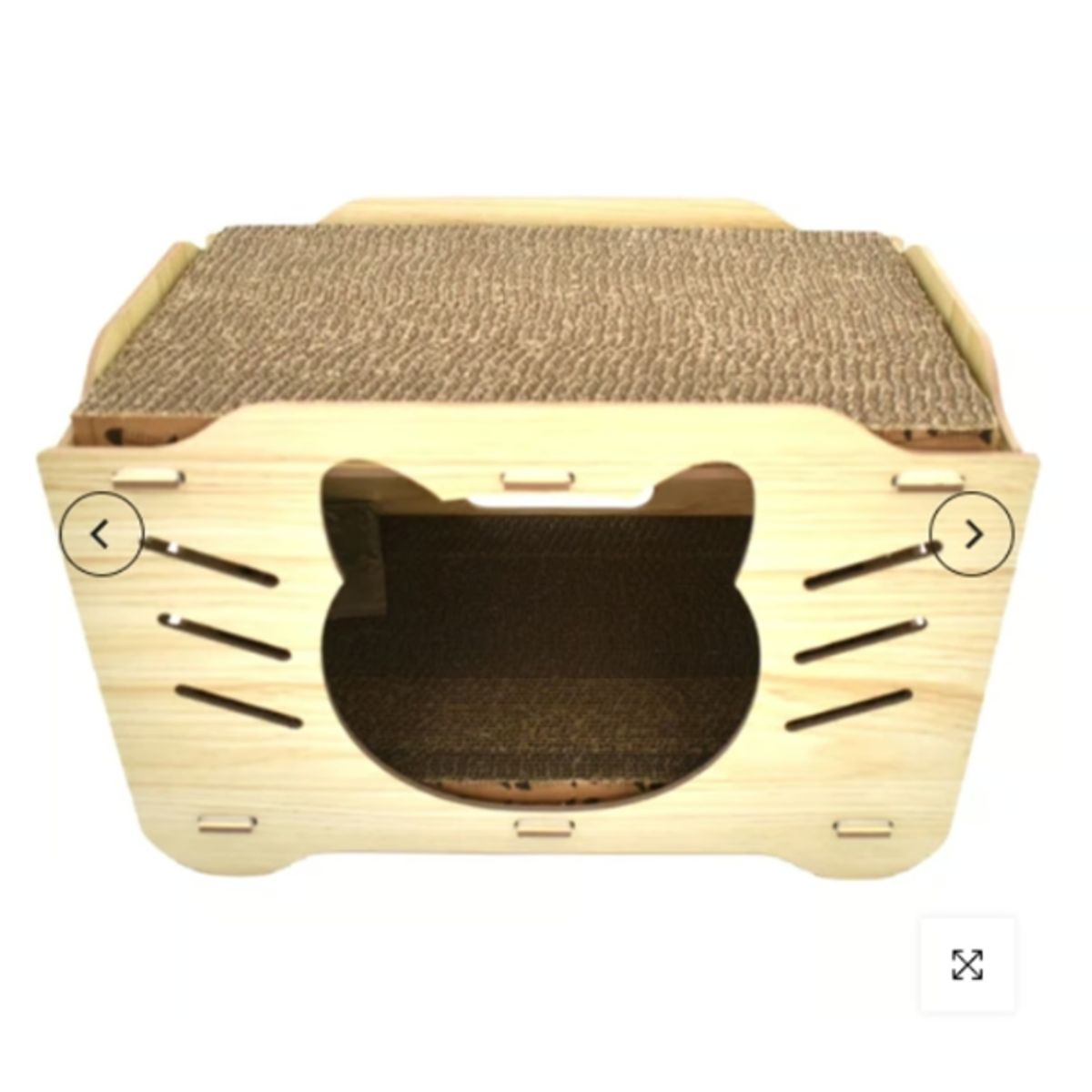 GENERICO - Casa Para Gatos Rascador De Madera