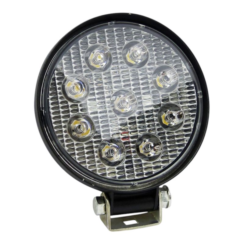 GENERICO - x2 Neblinero Slim 9 LED 27W 12/24V Redondo