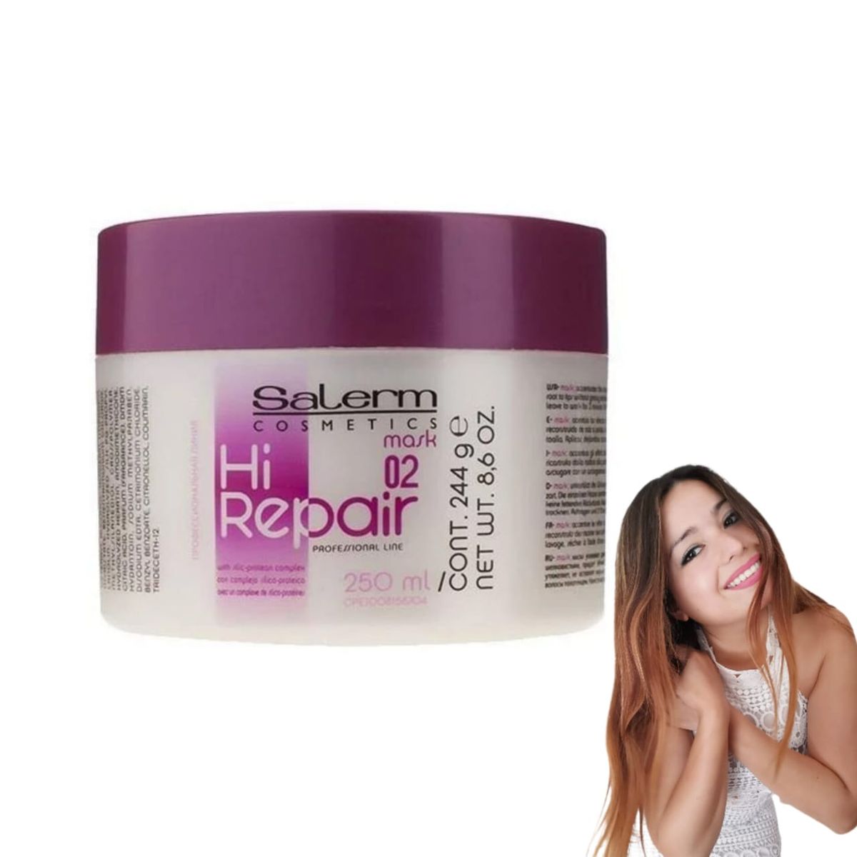 SALERM - Shampoo Salerm Hi Repair 250ml + Mascarilla Hi Repair 250ml