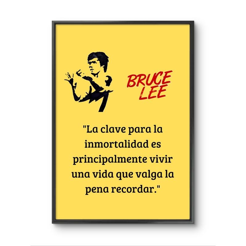 GENERICO - Cuadro decorativo Bruce Lee