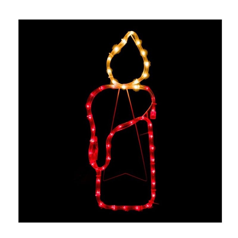 GENERICO - VELA TIPO NEÓN LUZ LED 60cm