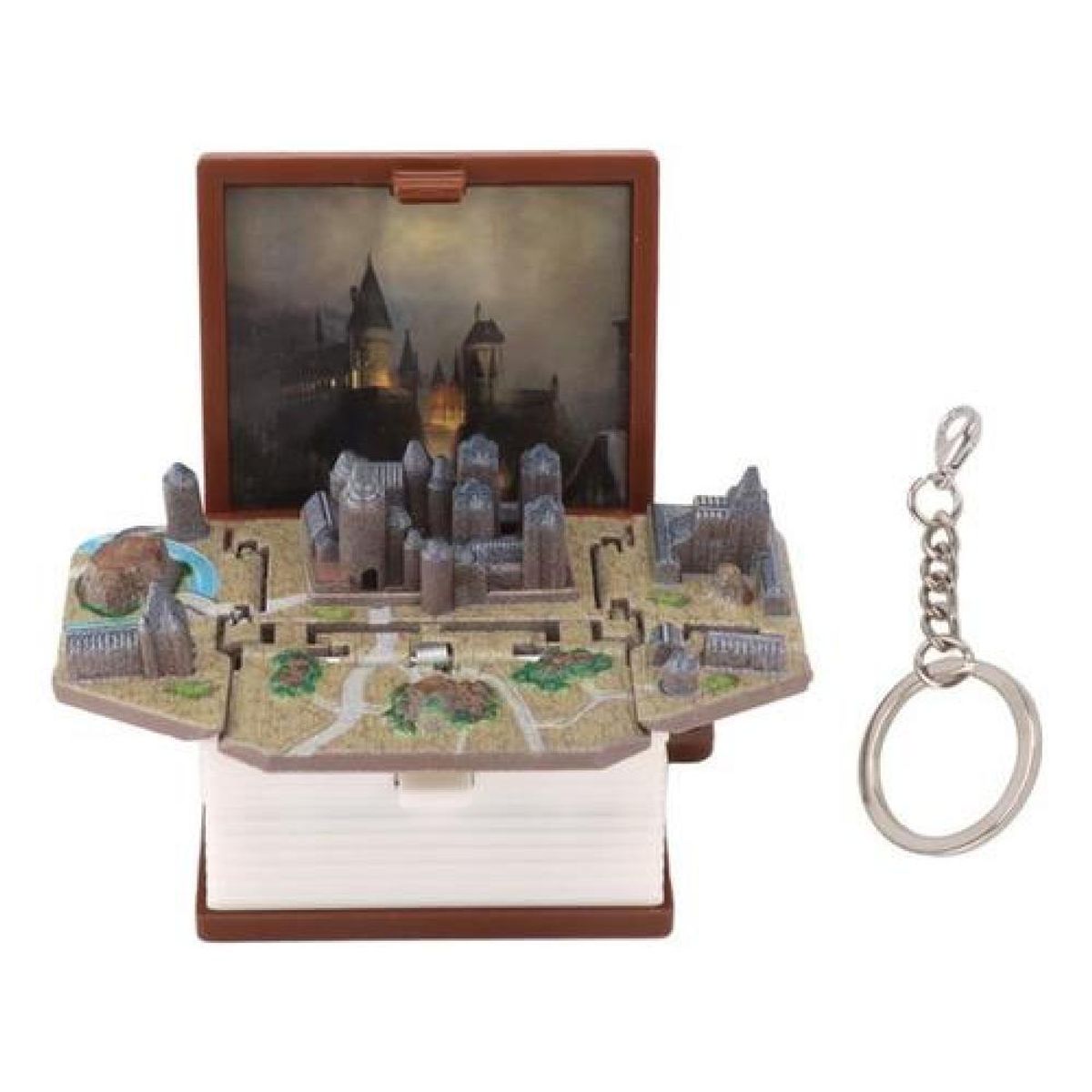 GENERICO - Llavero Castillo Encantado Libro 3d Plegable Harry Potter - Cafe