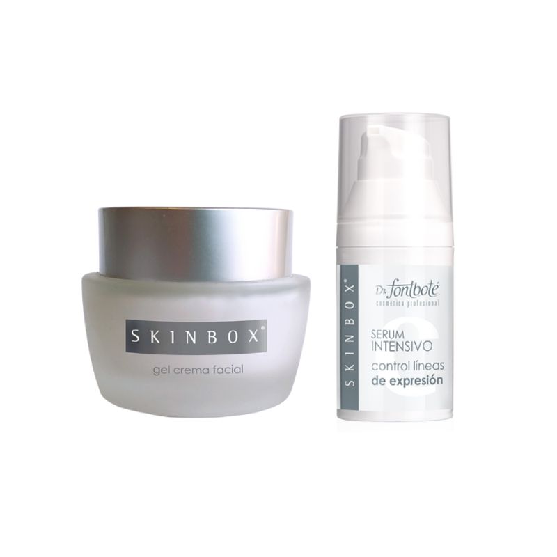 DR FONTBOTE - Kit 2 Productos: Crema y Serum Facial Dermorrelajante Skin Box Antiarrugas Dr Fontboté.-