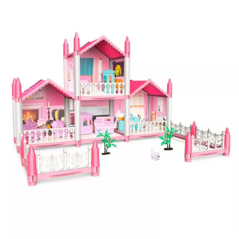 GENERICO - Casa De Muñecas Infantil Niñas 34x52x40cm Clasica Juguete