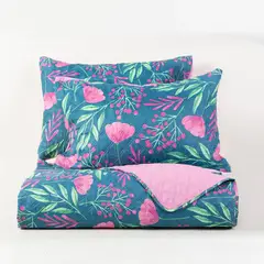 MASHINI - Quilt Microfibra Estampado 1.5 Plazas