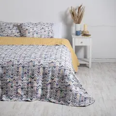 MASHINI - Quilt Microfibra Estampado 1.5 Plazas