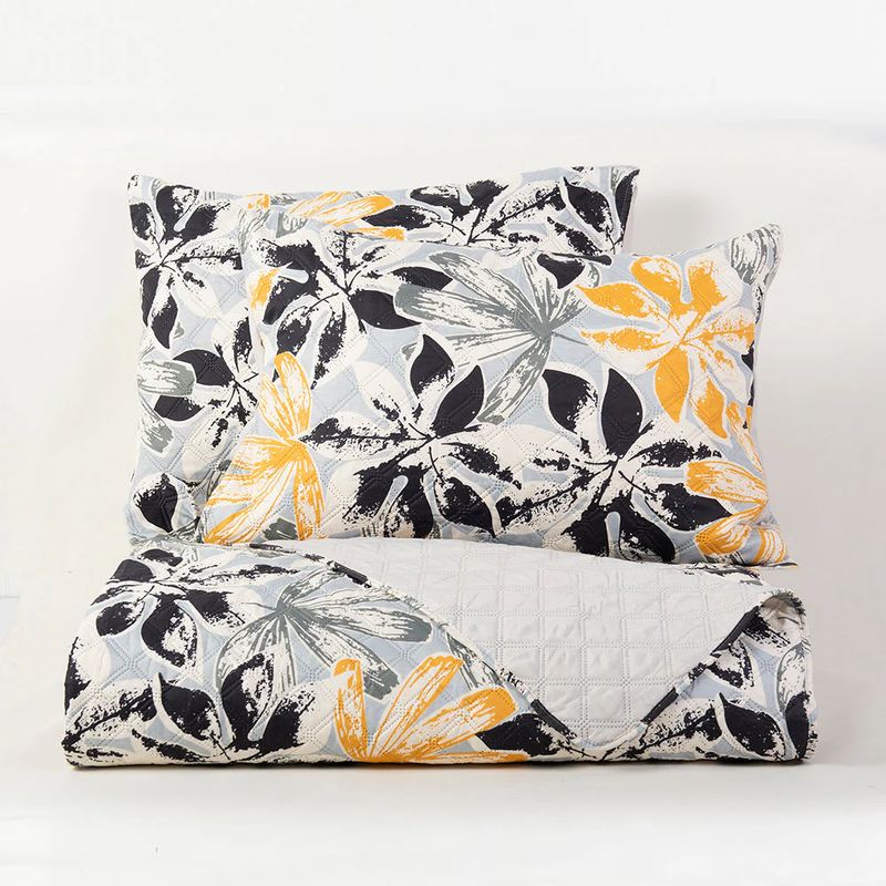 MASHINI - Quilt Microfibra Estampado 1.5 Plazas Mashini