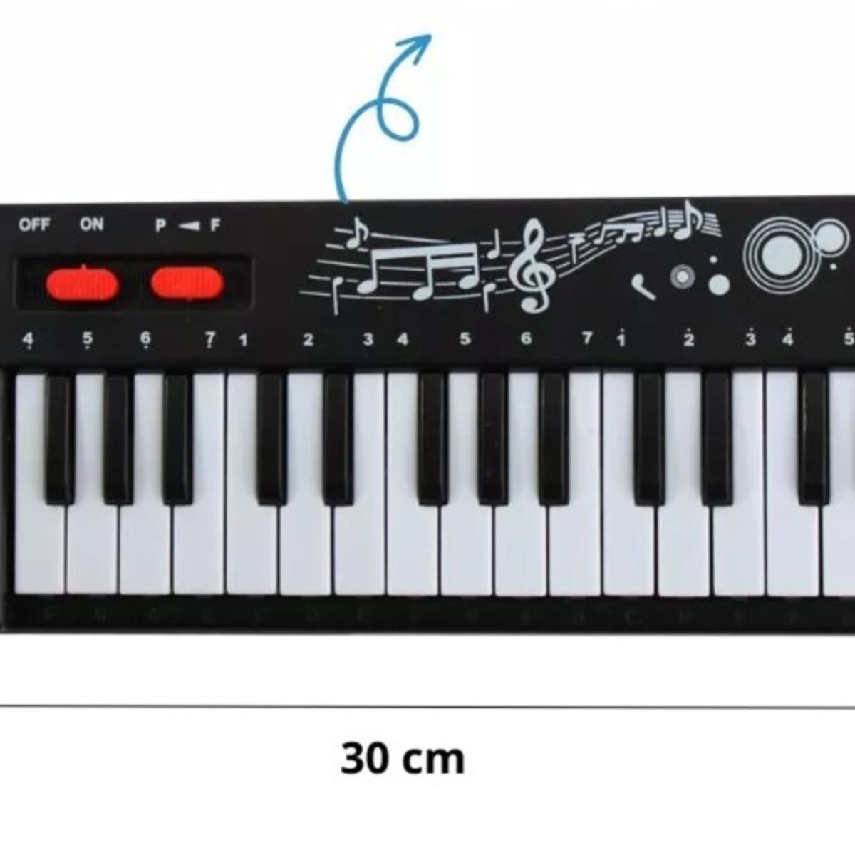 GENERICO - Piano didáctico Mini Teclado Piano 32 Teclas