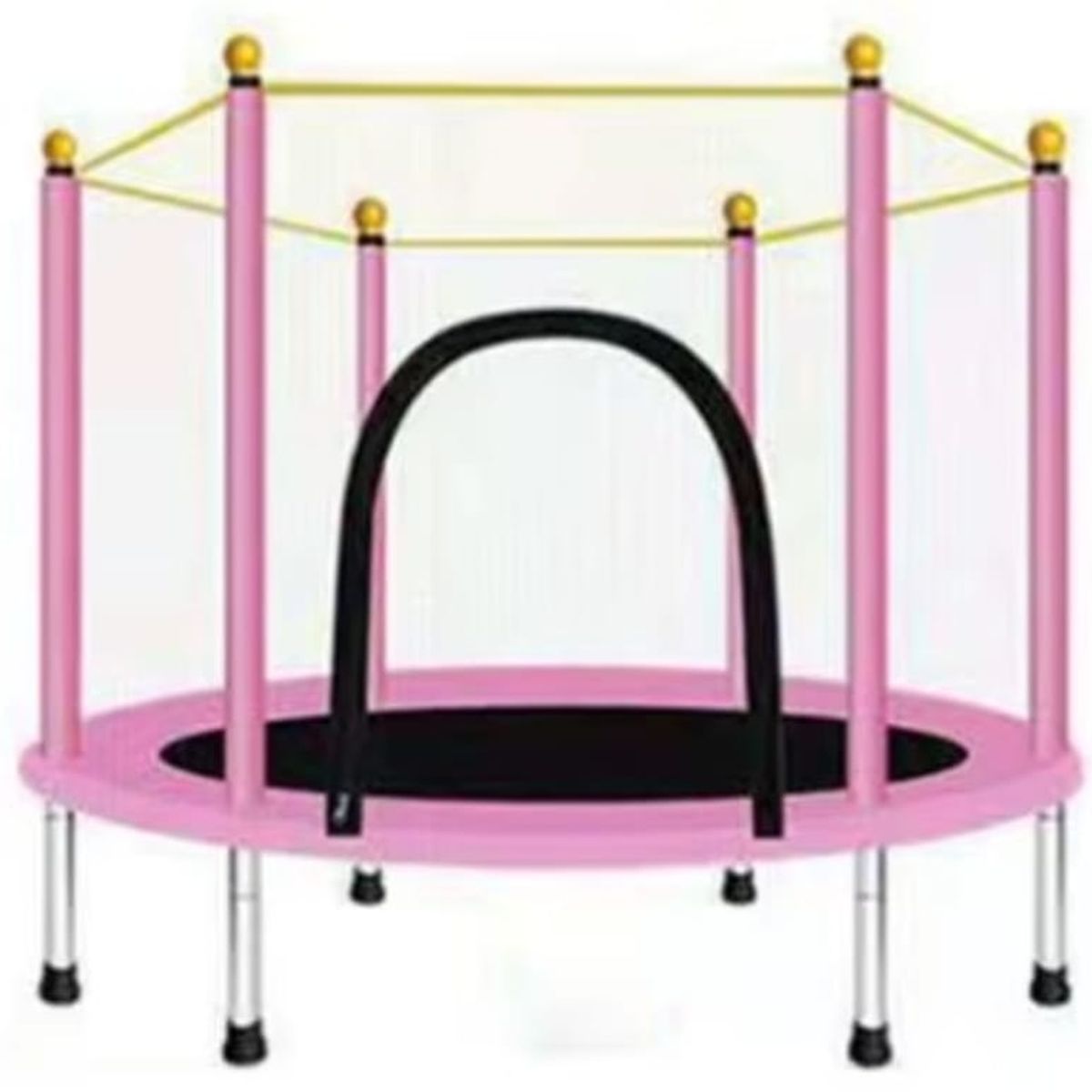 GENERICO - Cama elastica Trampolin 120x110 Rosada