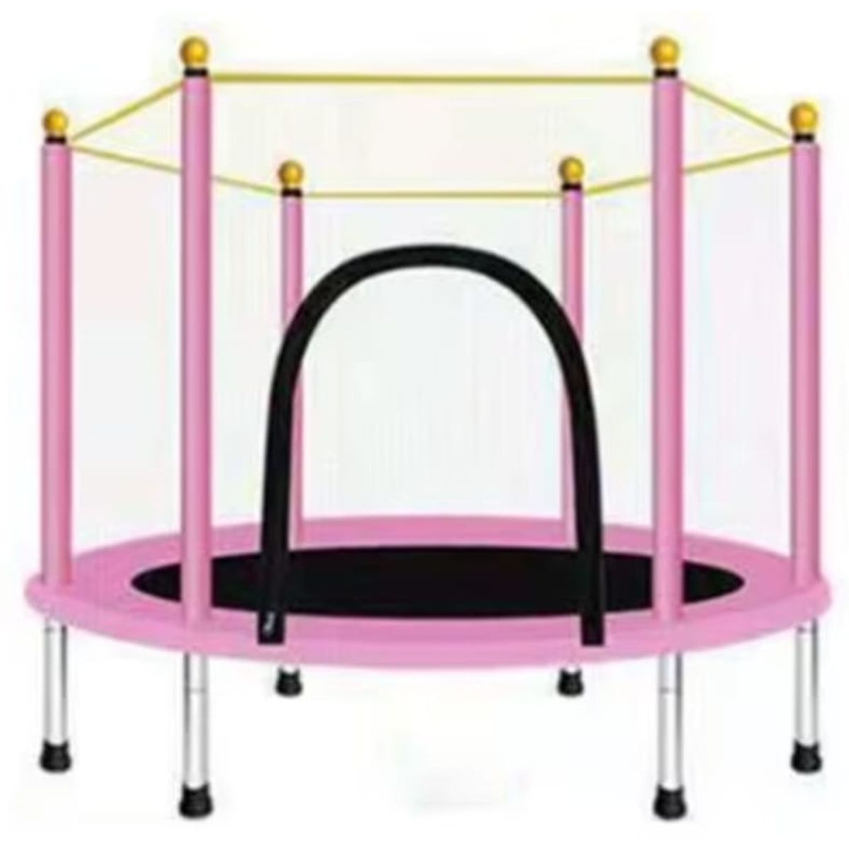 GENERICO - Cama elastica Trampolin 120x110 Rosada