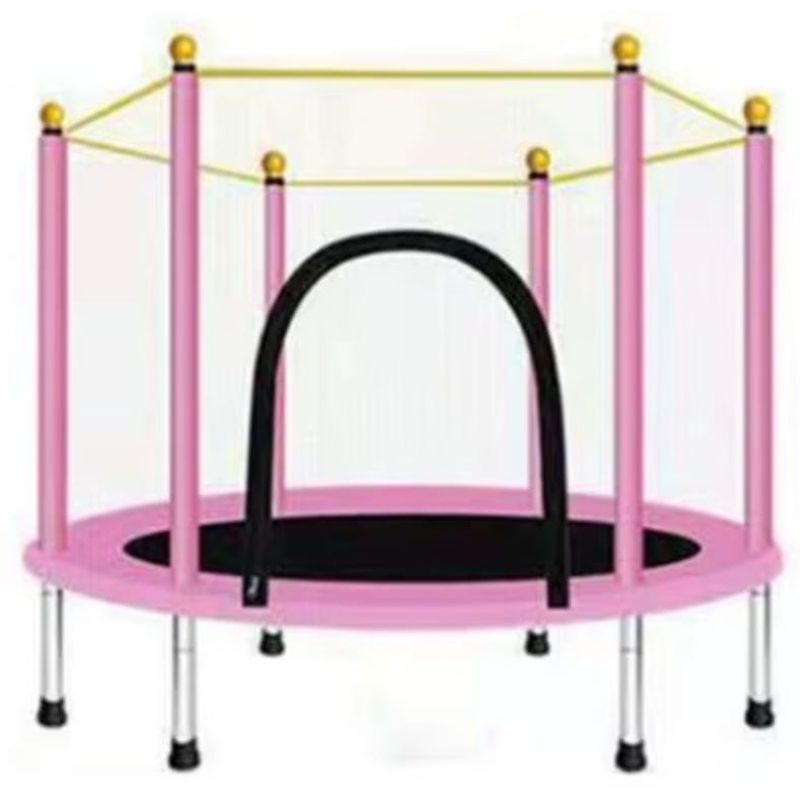 GENERICO - Cama elastica Trampolin 120x110 Rosada