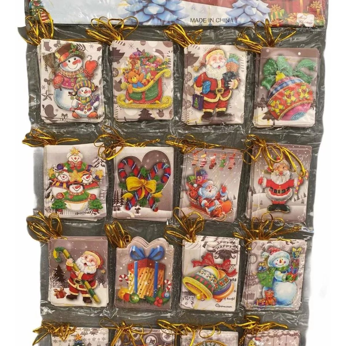 UNIVERSAL - Tarjeta De Navidad Para Regalos Incluye 128 UN