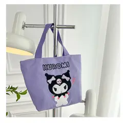 GENERICO - Cartera Bolso de mano Paseo Similar Kuromi Niña Tela