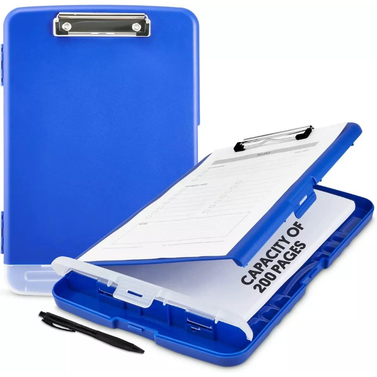 KUANGYE - Carpeta Portapapeles Papeleta Almacena Tabla Clip Carta