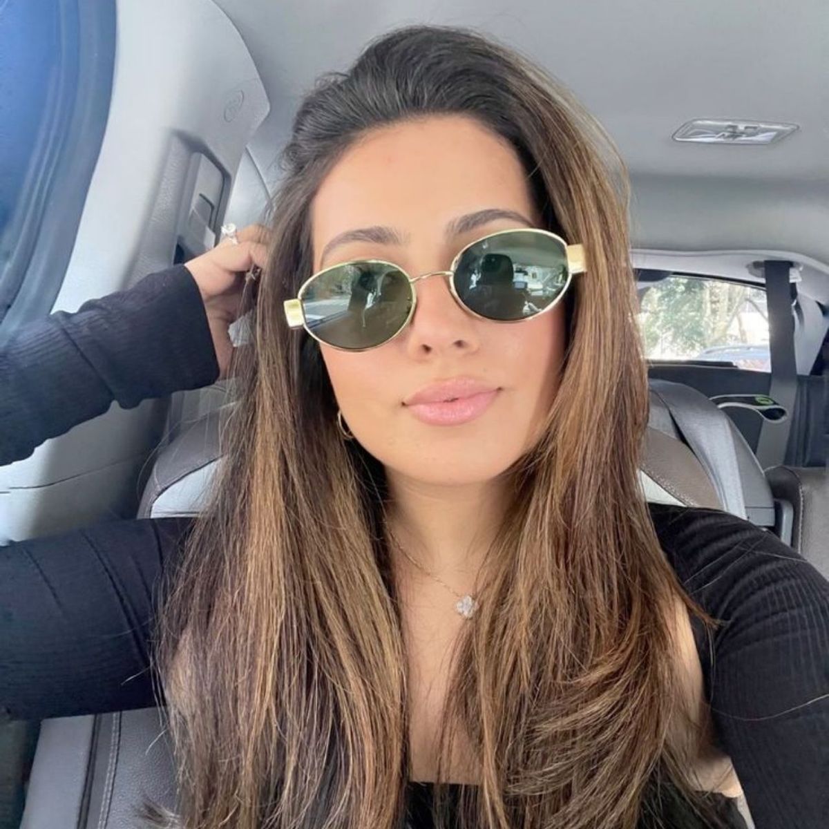 GENERICO - Gafas Lentes De Sol Retro Estilo Celine