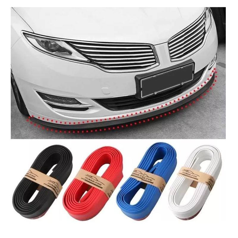 GENERICO - Lip Faldones Auto Samurai Parachoque Delantero Tuning 25m