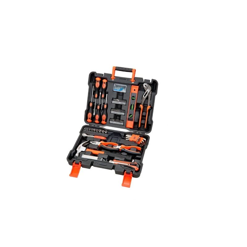 GENERICO - Set 150 Piezas Herramientas Manuales - Maletín Portátil Negro