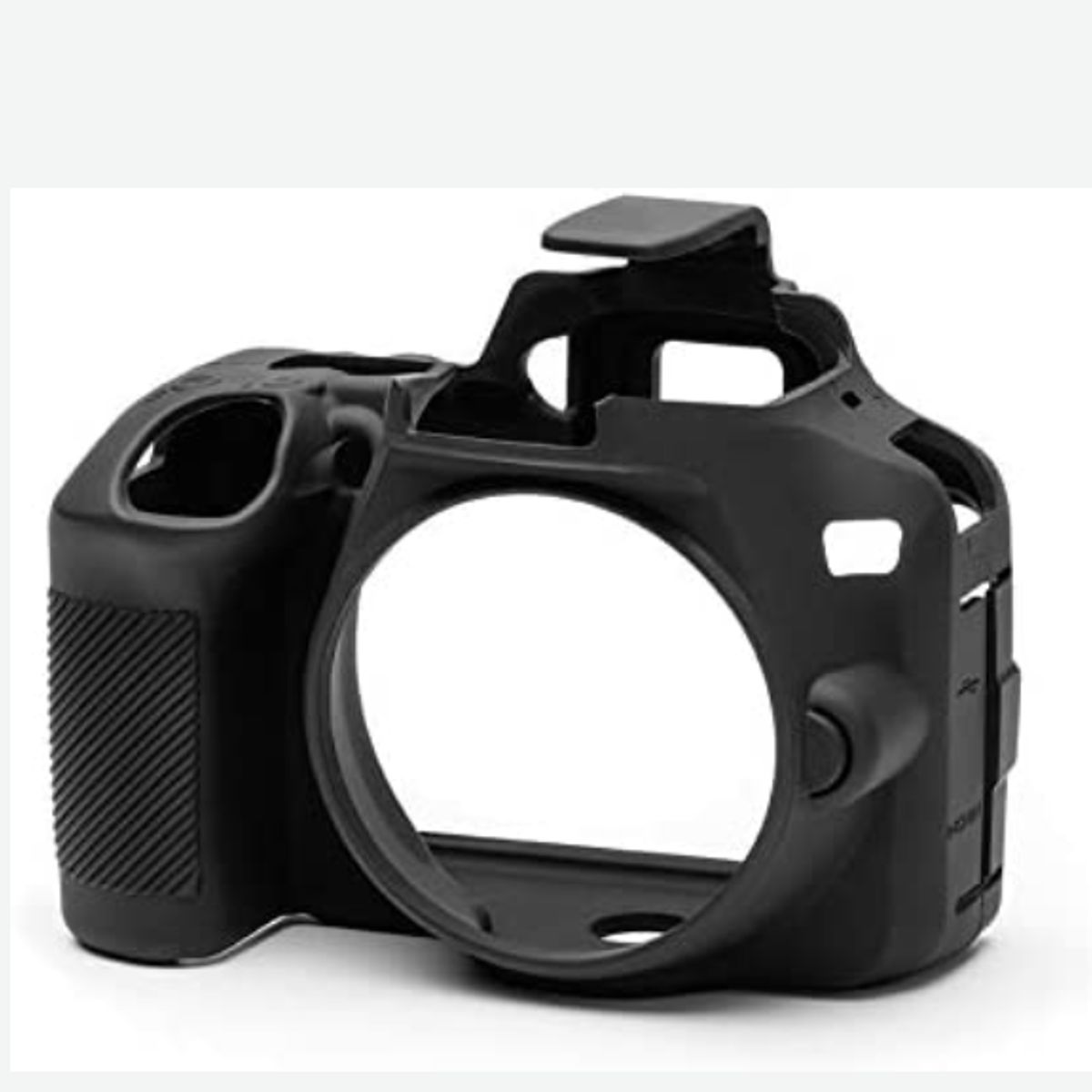 GENERICO - FUNDA SILICONA PARA NIKON D3500 COLOR NEGRO