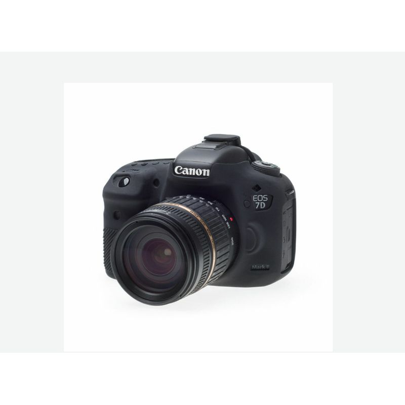 GENERICO - FUNDA SILICONA PARA CANON 7D MARK II COLOR NEGRO