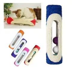 GENERICO - Rascador Para Gatos En forma De Tunel Azul