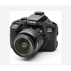 GENERICO - FUNDA SILICONA PARA CANON T100 3000D 4000D COLOR NEGRO