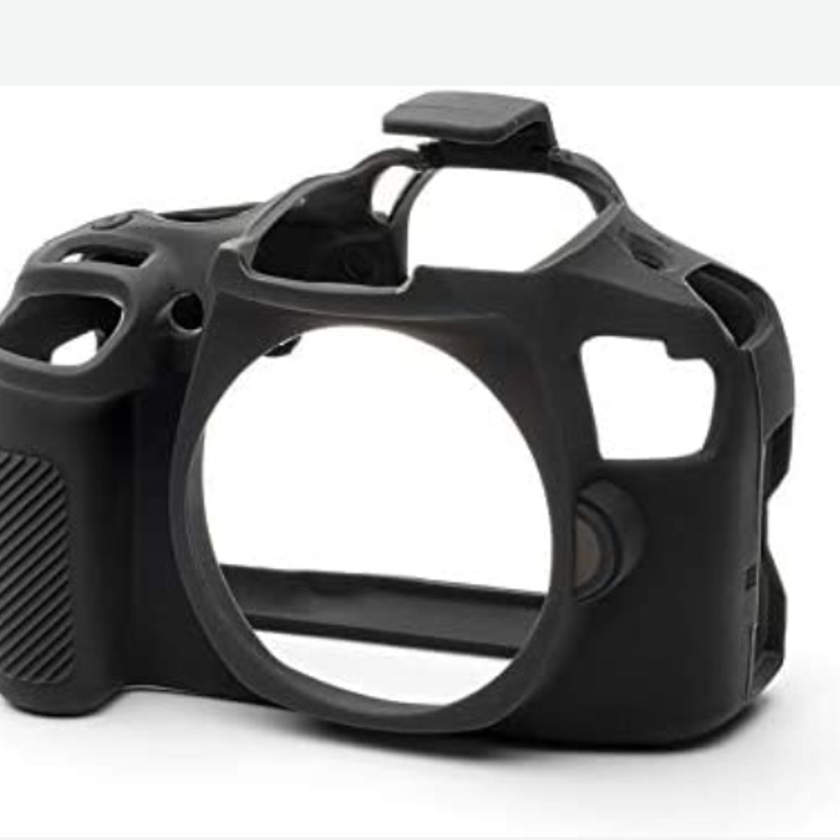 GENERICO - FUNDA SILICONA PARA CANON T100 3000D 4000D COLOR NEGRO