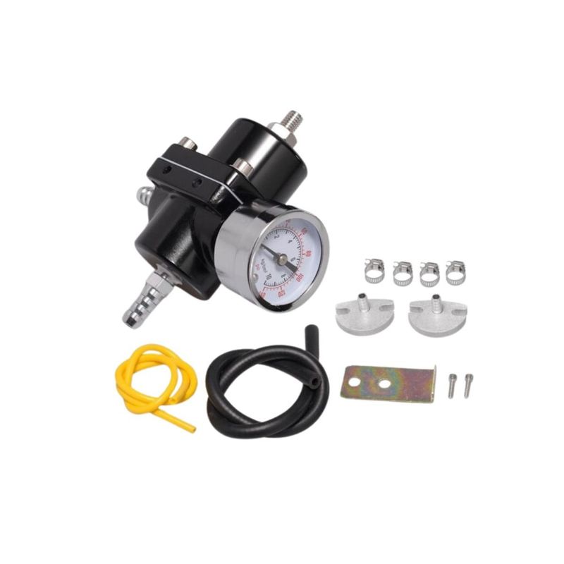 GENERICO - Regulador De Bencina Fpr Universal 0-140psi Negro
