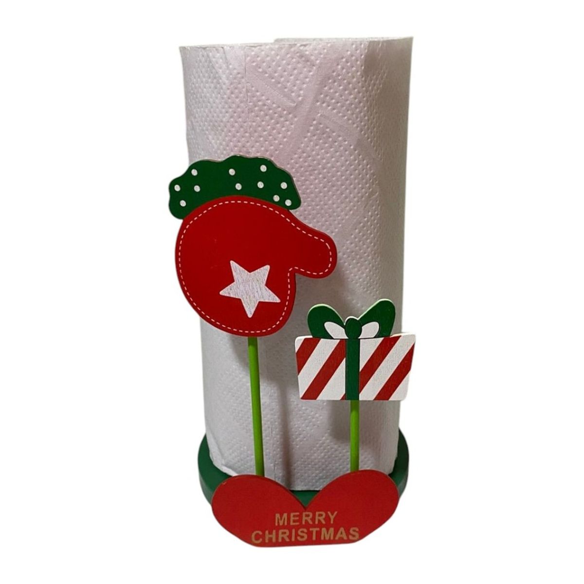 GENERICO - soporte toalla nova navidad porta toalla nova navideño