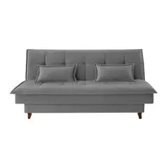 RE DECORA - Futón Sonhare 2 Cuerpos Gris Oscuro