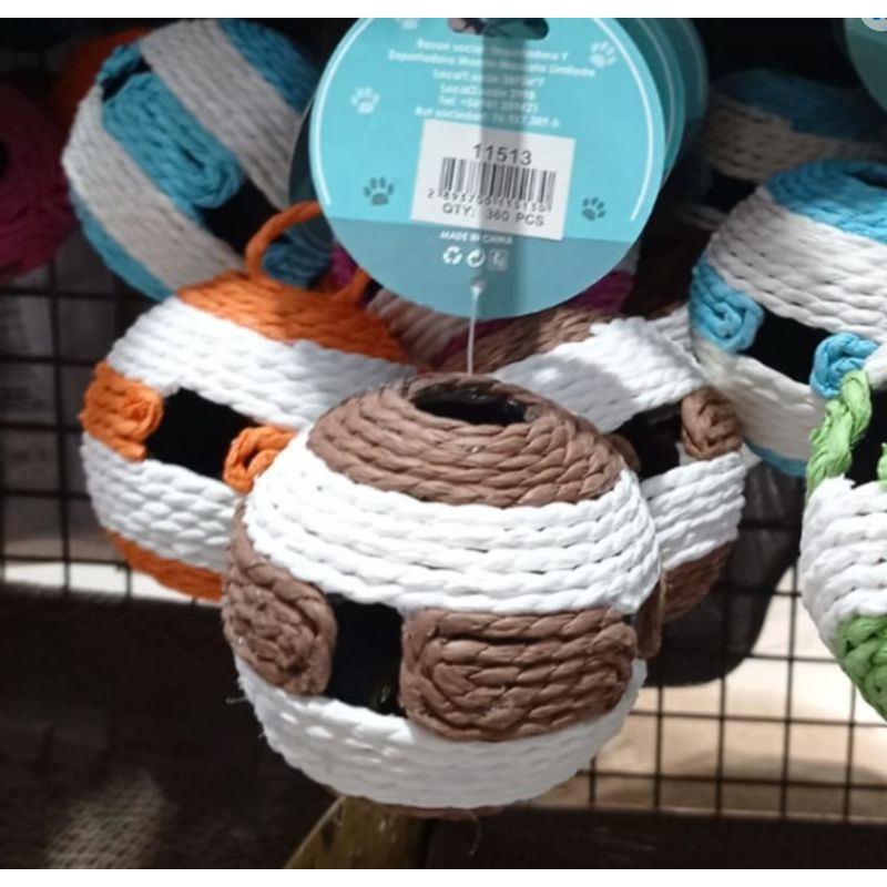GENERICO - Pelota De Juguete Sisal Para Gatos Marron