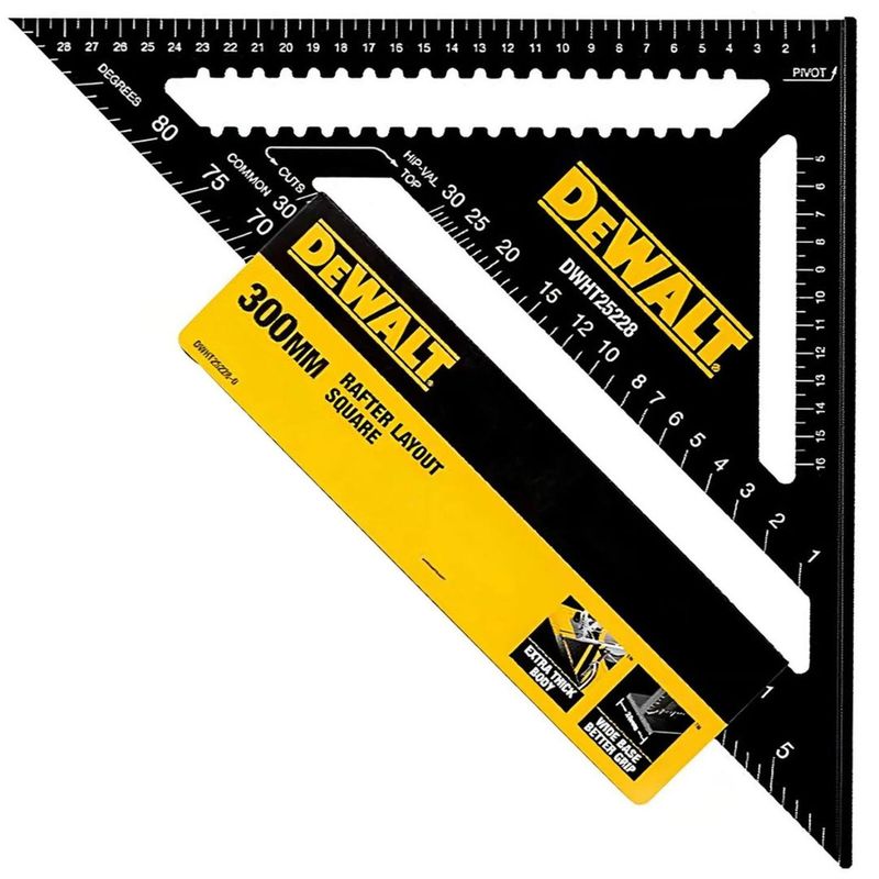 DEWALT - Escuadra Rapida Metálica De 30cm Dewalt Dwht25228-0