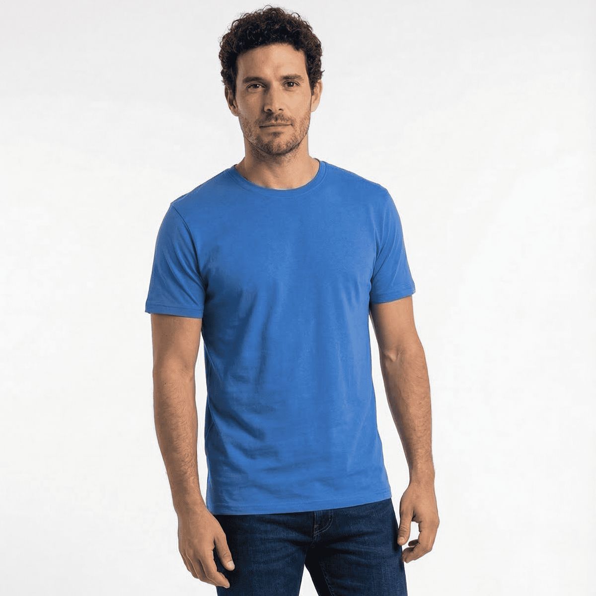 T-WORLD - Polera 100 % algodón manga corta básica 170 Grs. ideal para estampar