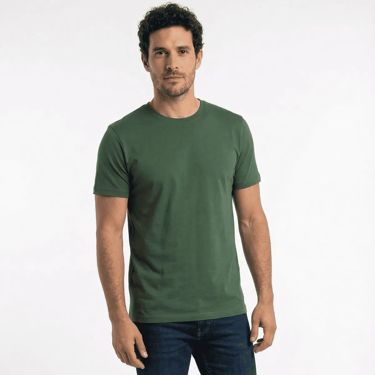 T-WORLD - Polera 100 % algodón manga corta básica 170 Grs. ideal para estampar