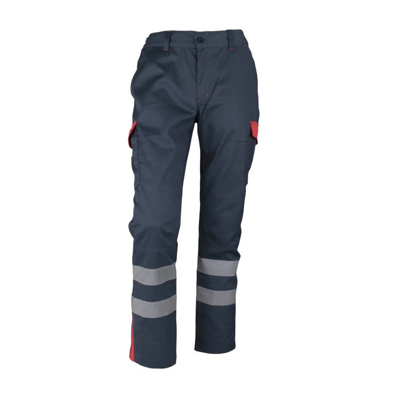 T-WORLD - Pantalón Cargo Practical Line Gabardina Bicolor Reflectante