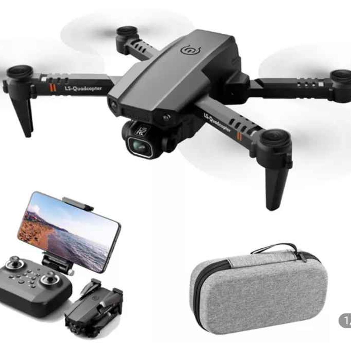 GENERICO - Mini Drone Camara 1080p Grabación Video bolso+dos baterías