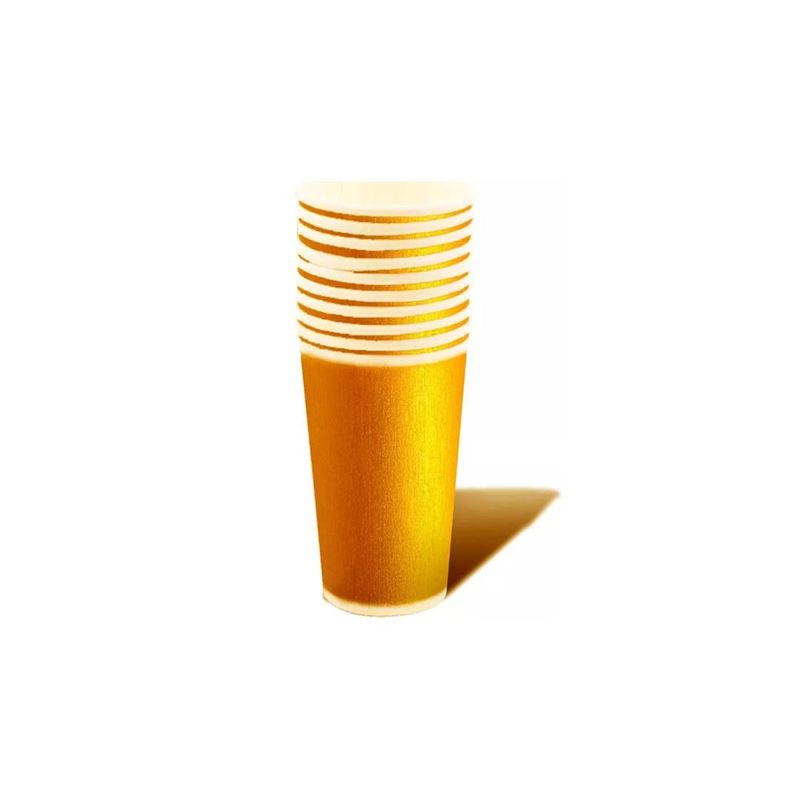 GENERICO - Vasos Cartón Color Variado Para Fiestas Pack De 20unid