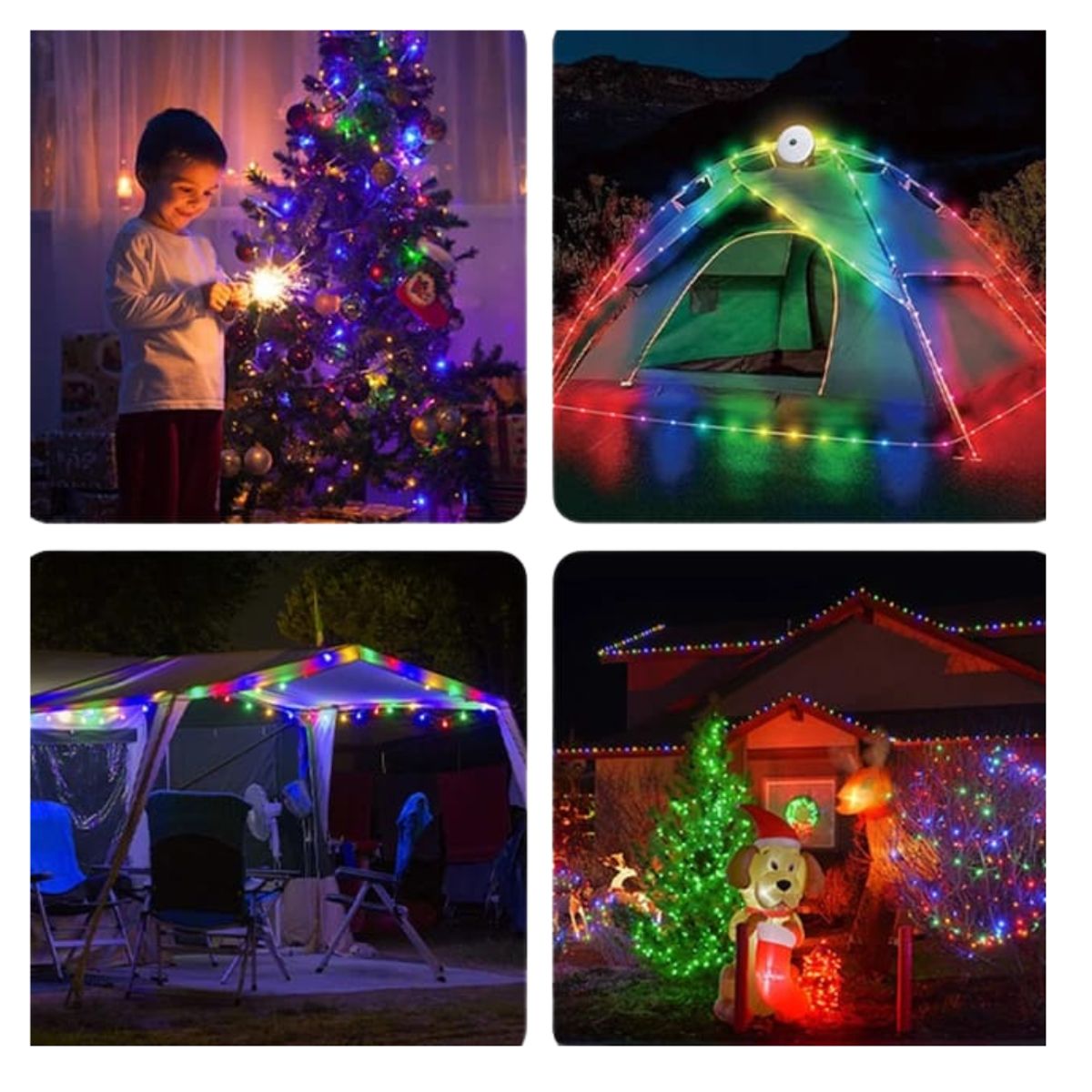 GENERICO - Luz Led Camping  Recargable Usb Colorida-cálida