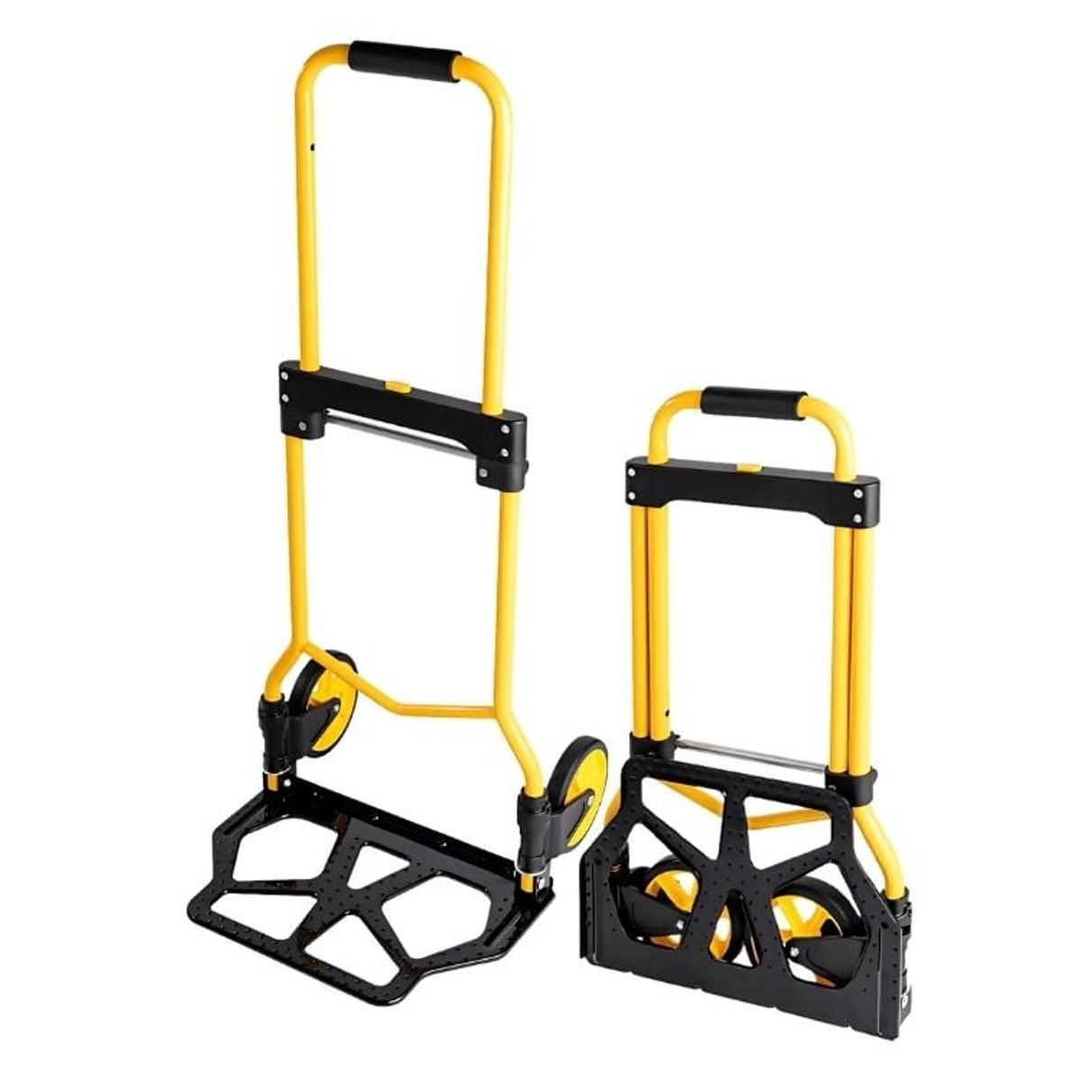 CRUSEC - Carretilla de Carga Yegua Plegable Extensible Soporte 80 kg