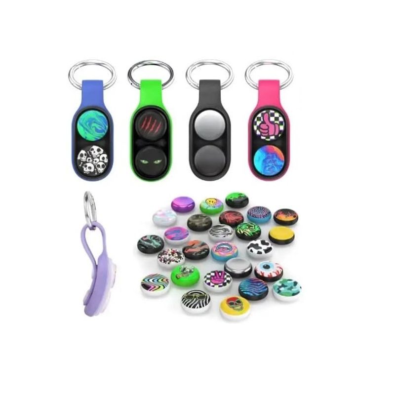 GENERICO - Pop Pucks Llavero Anti Stress Imánes