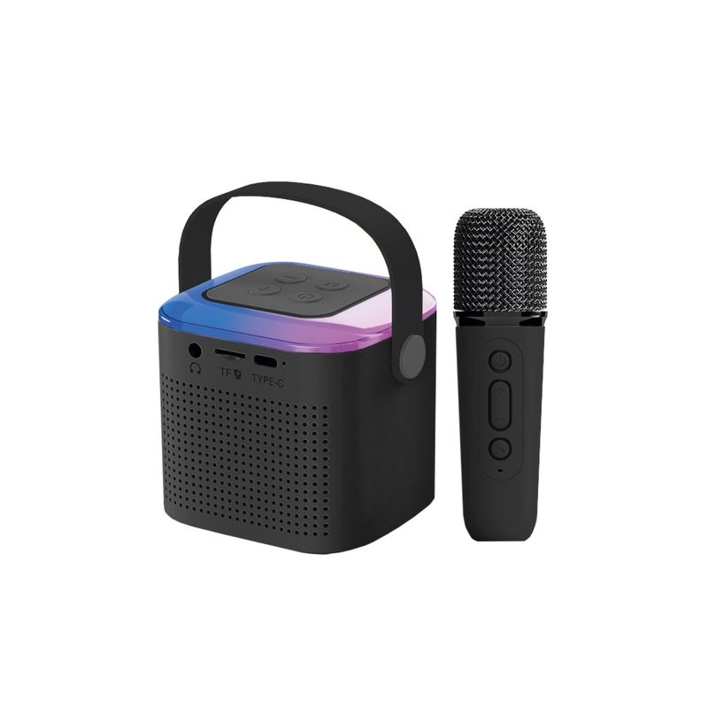 AUDIOPRO - Parlante Karaoke Bluetooth Con Micrófono Ap Negro - SC